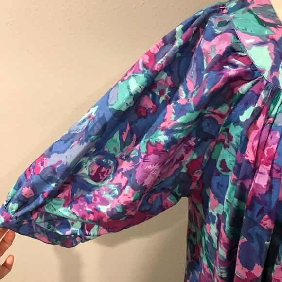 Partners Mervyns vintage loose fit floral maxi dress - Picture 3 of 15